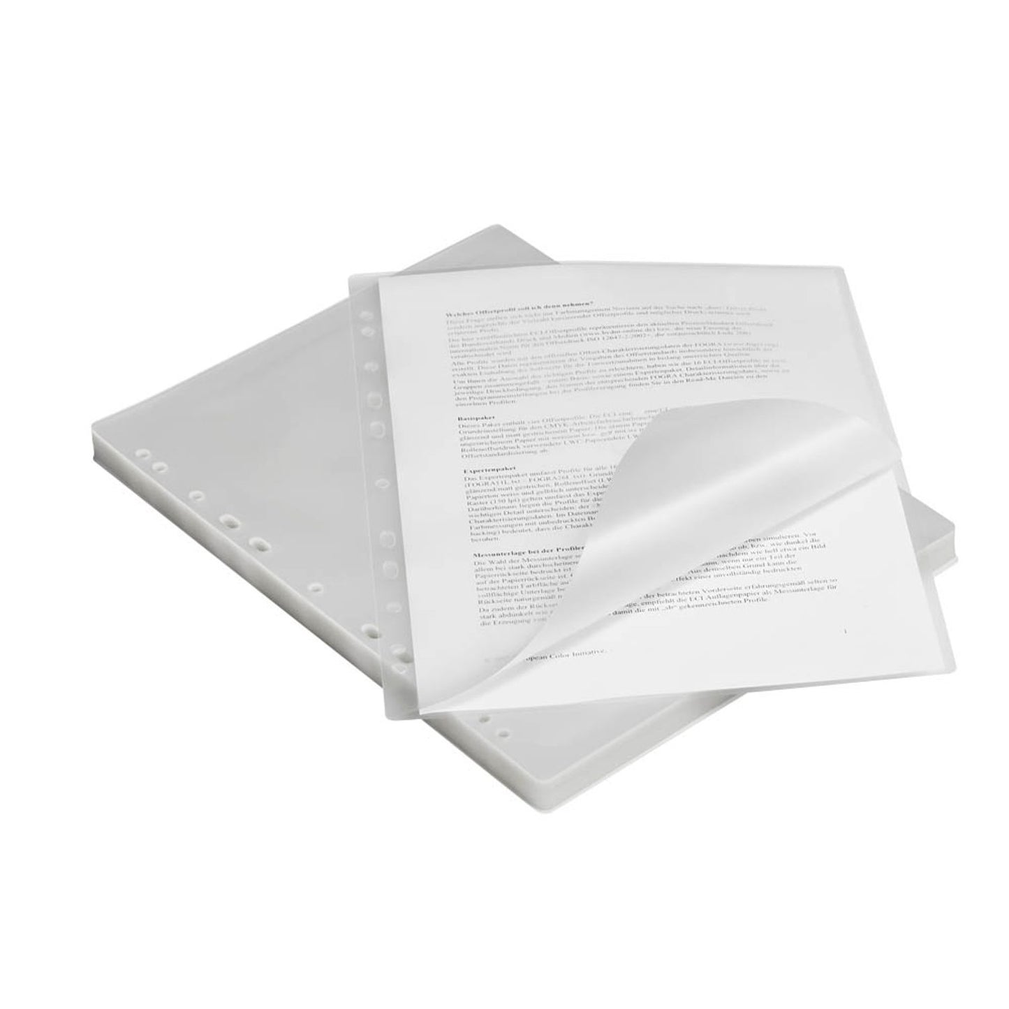 LMG Laminierfolien matt für A4 80 micron Universal-Lochung | LMGA4-80LM-25 | 1 Pack = 25 St.