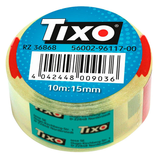 TIXO Klebefilm transparent 15,0 mm x 10,0 m | 56002-00001-02