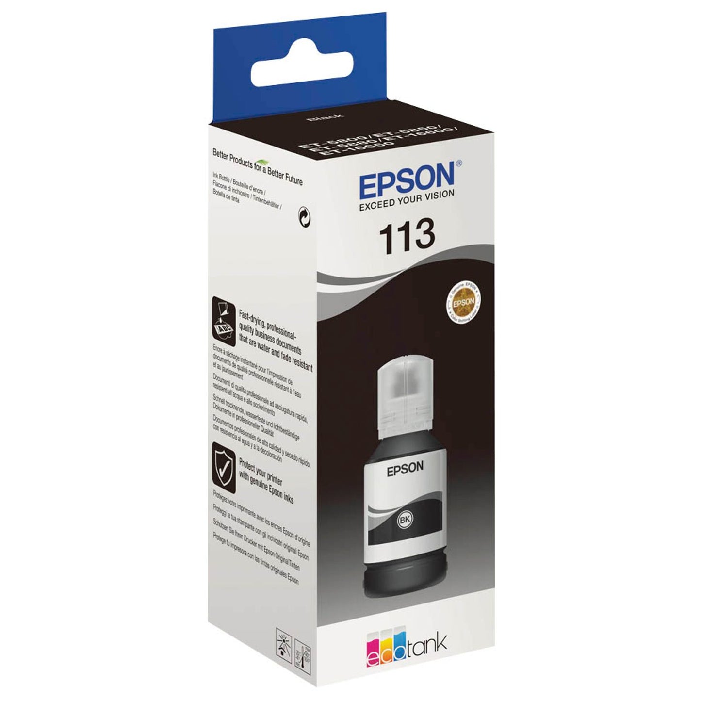 EPSON 113/T06B1 schwarz Tintenflasche | C13T06B140