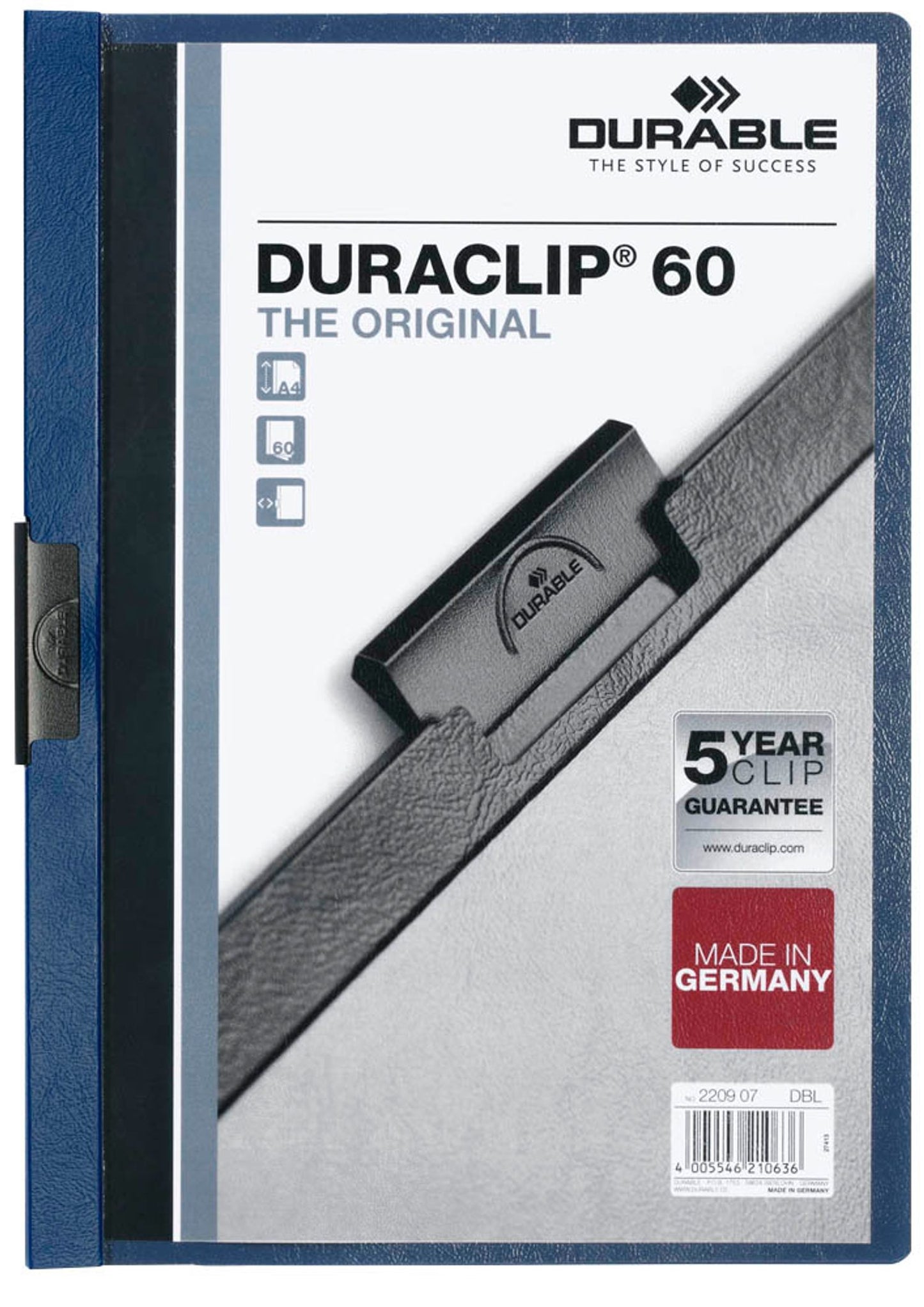 25 DURABLE Klemmhefter DURACLIP