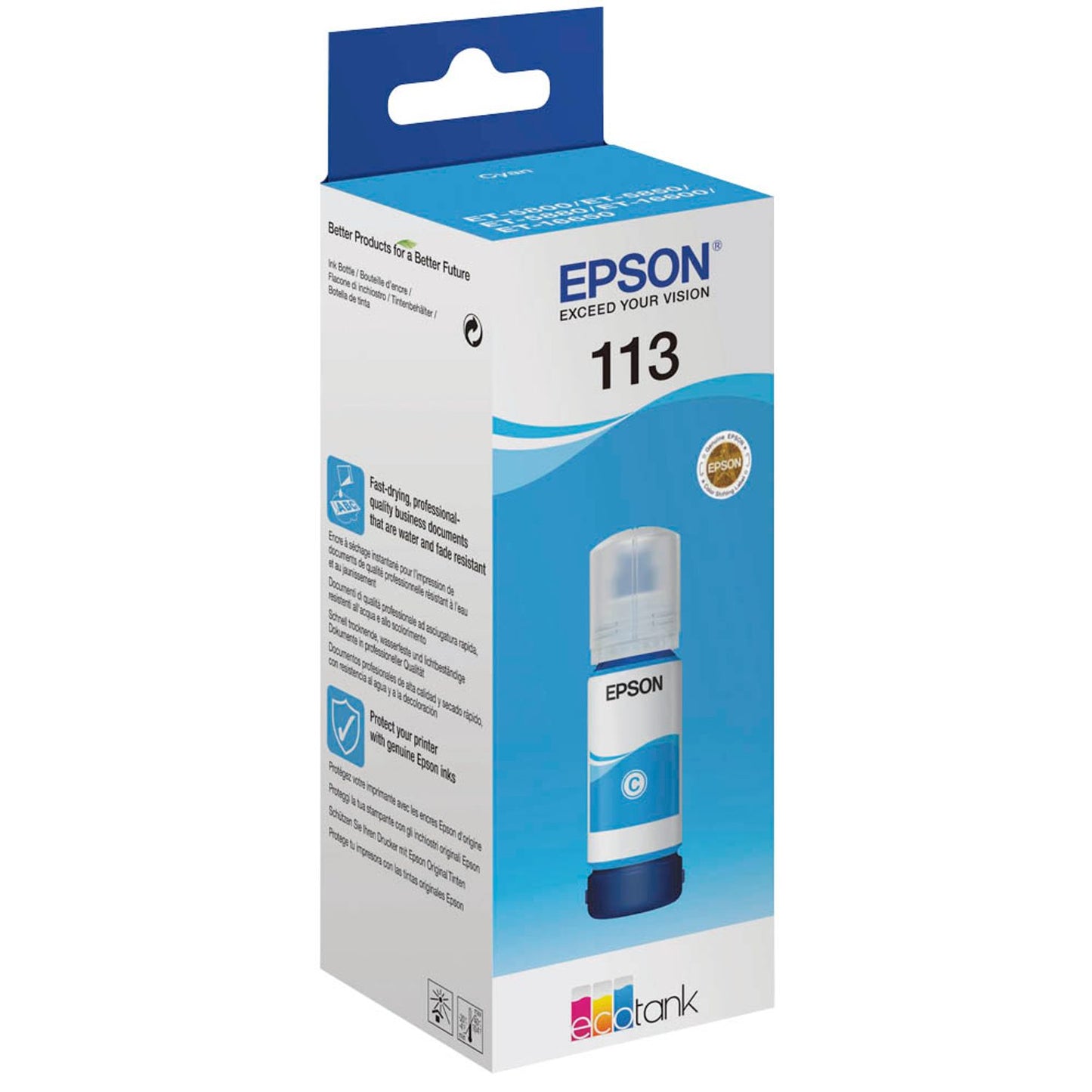 EPSON 113/T06B2 cyan Tintenflasche | C13T06B240