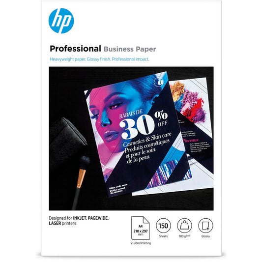 HP Fotopapier DIN A4 glänzend 180 g/qm | 3VK91A | 1 Pack = 150 Blatt