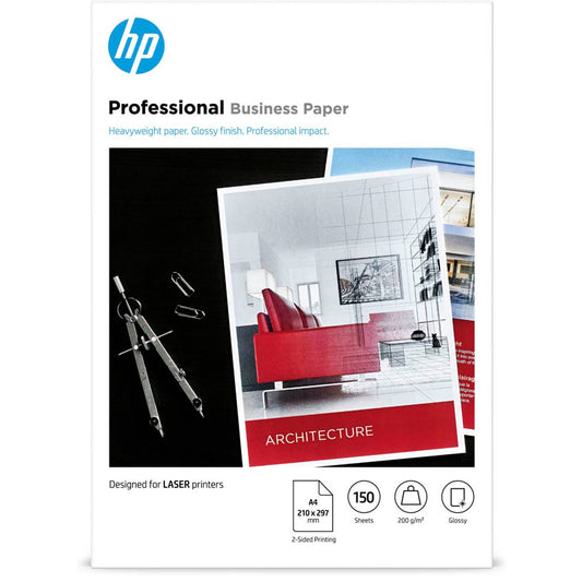 HP Fotopapier DIN A4 glänzend 200 g/qm | 7MV83A | 1 Pack = 150 Blatt