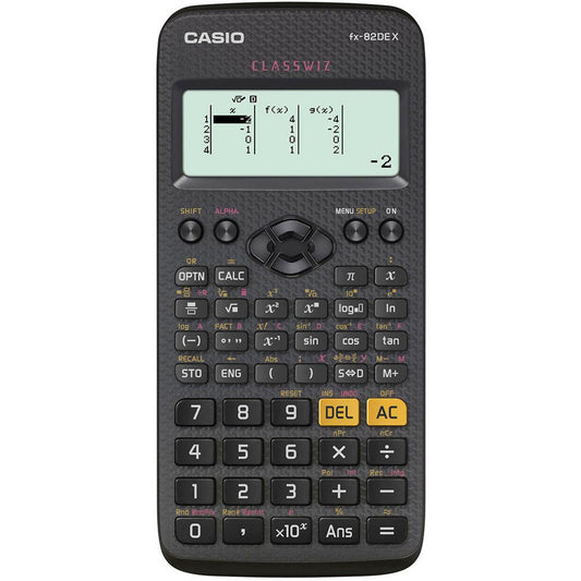 CASIO FX-82DE X Wissenschaftlicher Taschenrechner schwarz | FX-82DEX