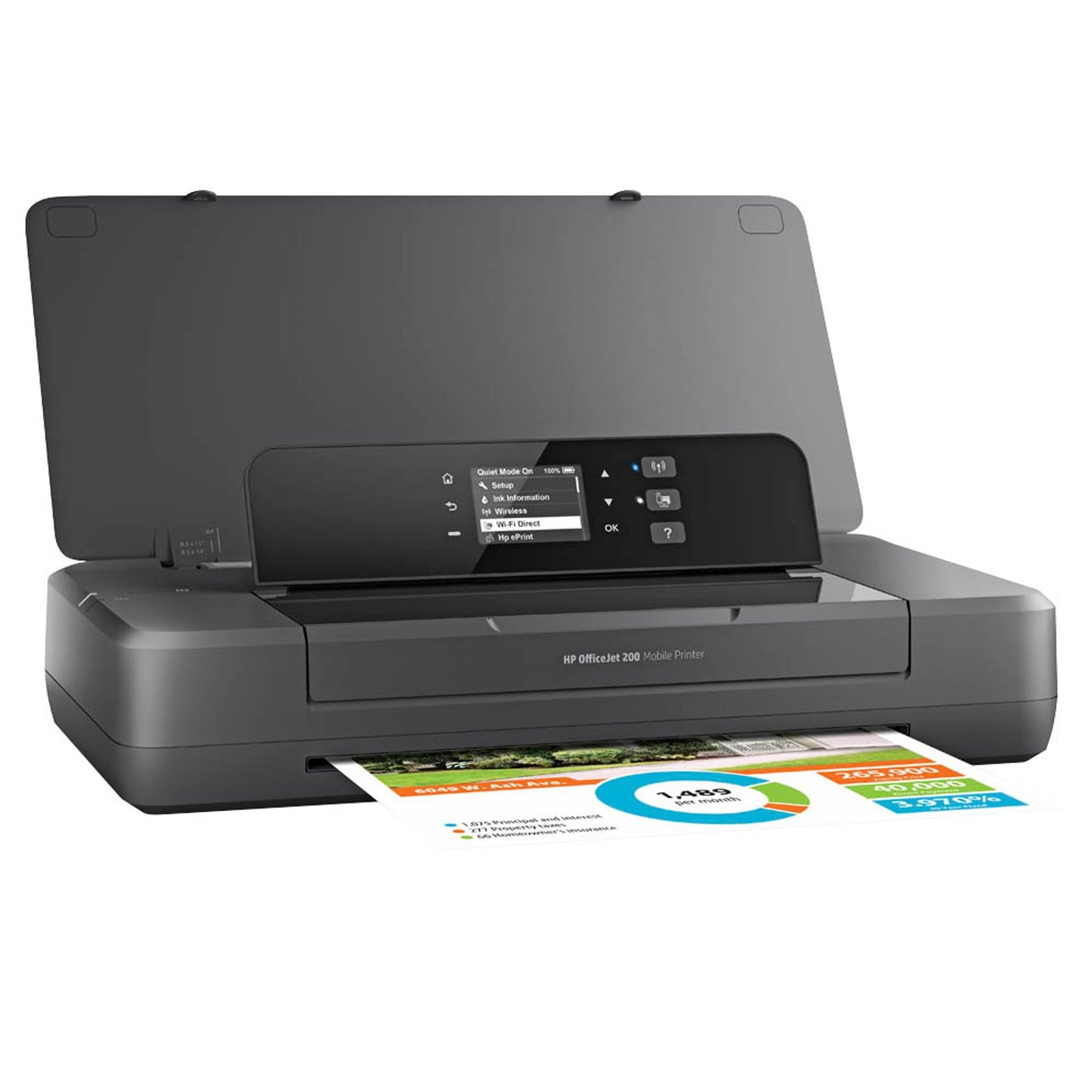 HP OfficeJet 200 Mobile Tintenstrahldrucker schwarz | CZ993A