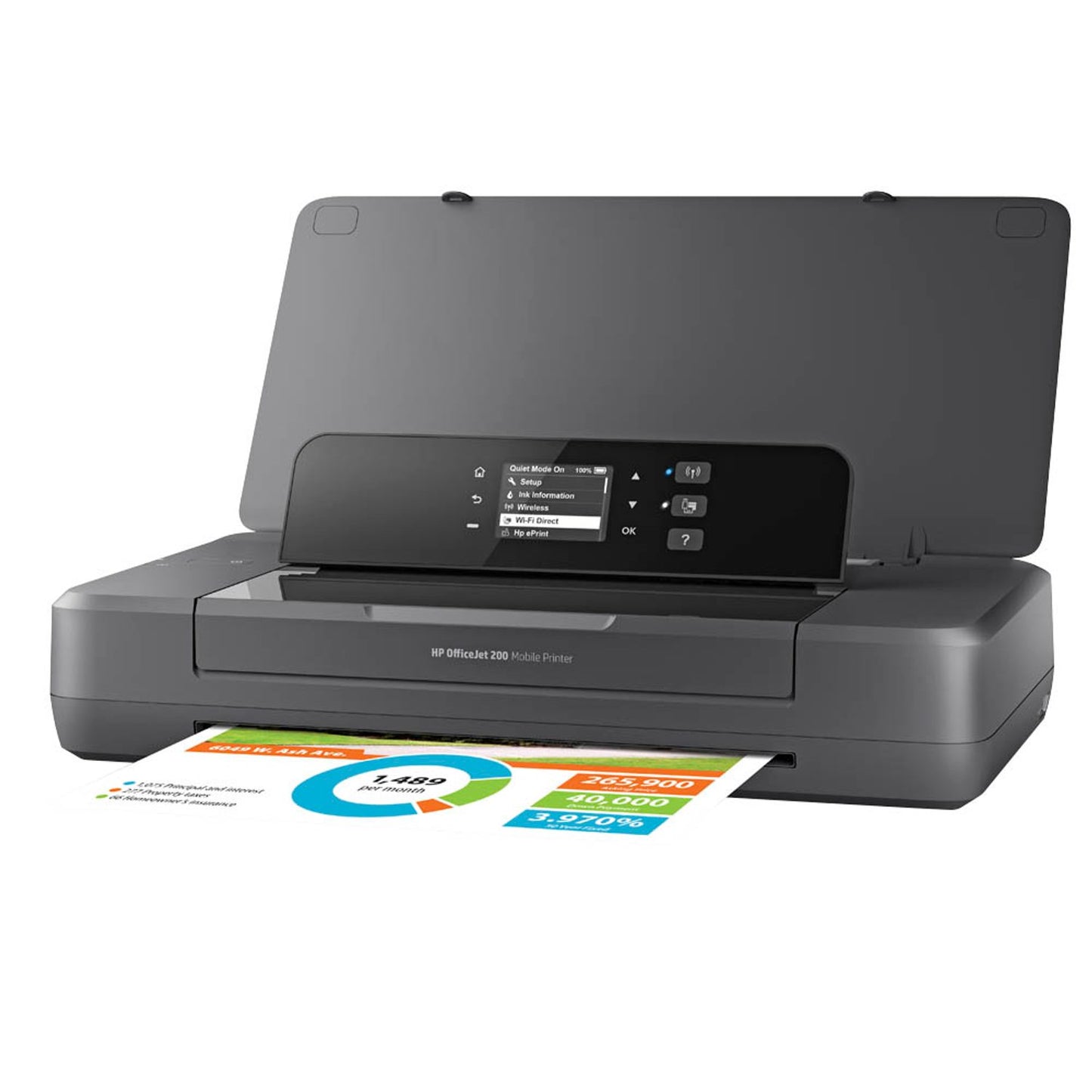HP OfficeJet 200 Mobile Tintenstrahldrucker schwarz | CZ993A