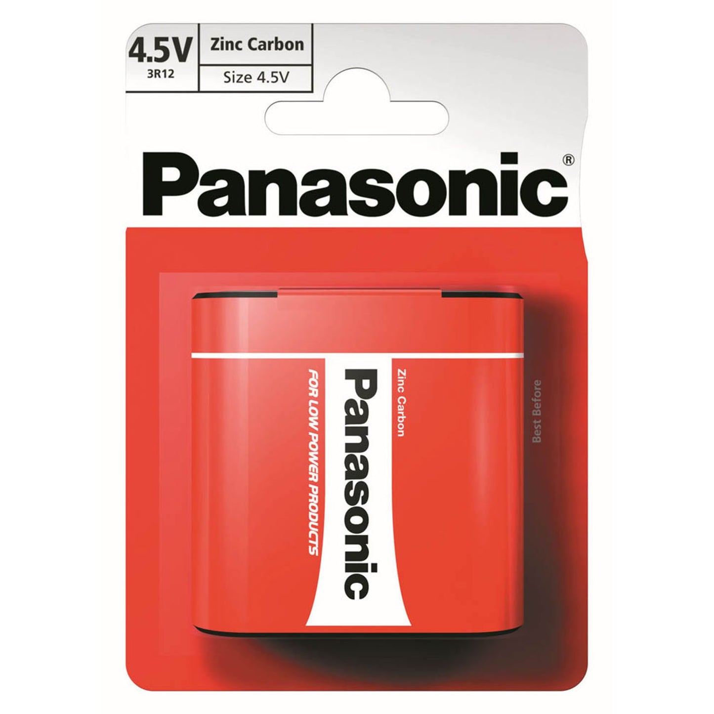 Panasonic Batterie Special Power Flachbatterie 4,5 V | P3R12REDZINCBLISTER