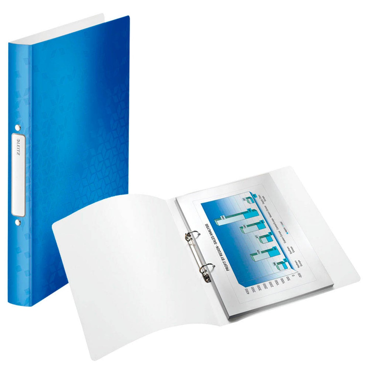 LEITZ WOW Ringbuch 2-Ringe 3,2 cm DIN A12