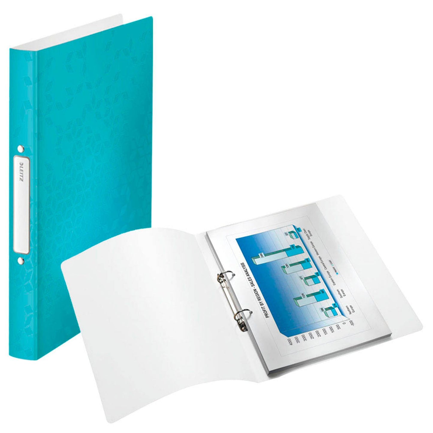 LEITZ WOW Ringbuch 2-Ringe 3,2 cm DIN A12