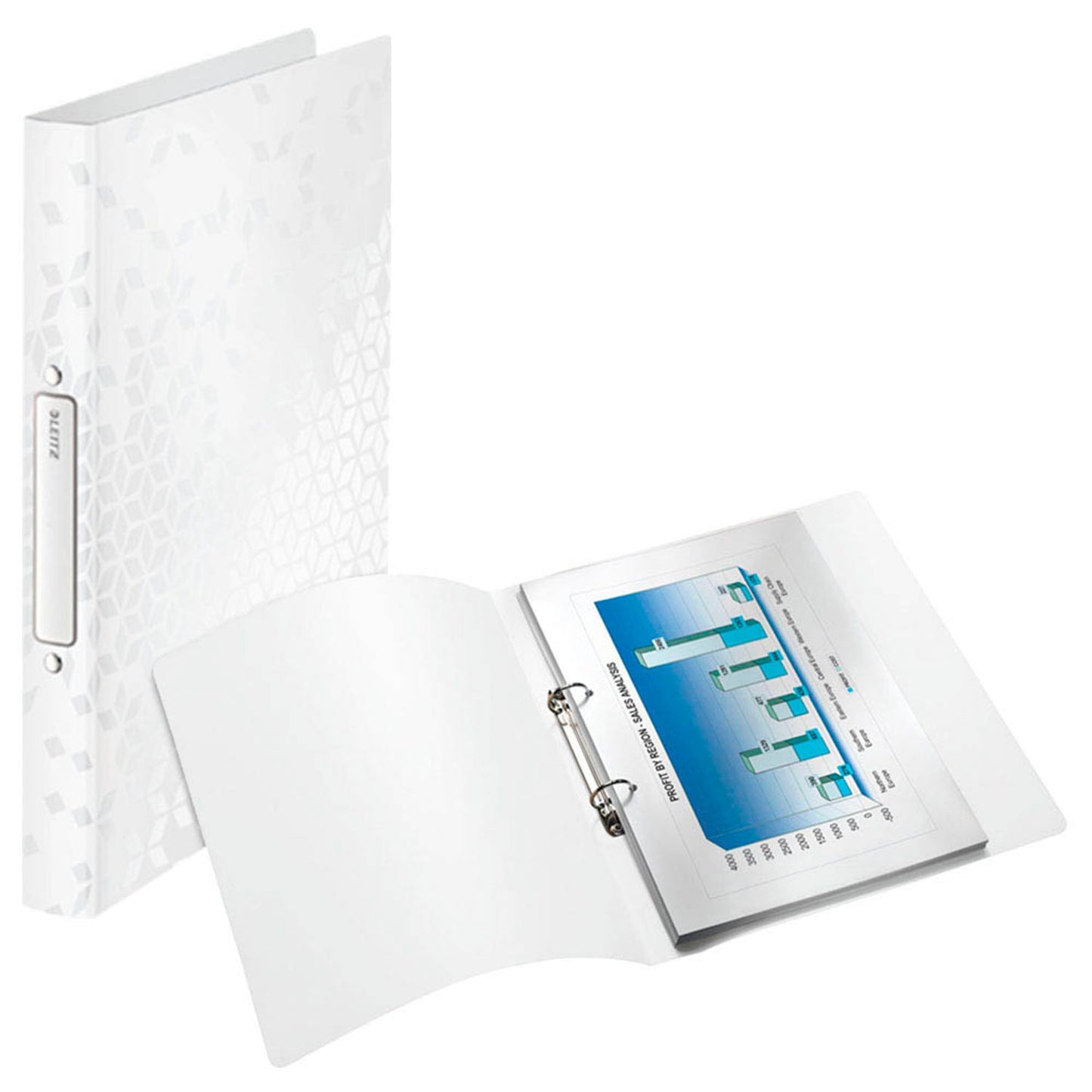 LEITZ WOW Ringbuch 2-Ringe 3,2 cm DIN A12