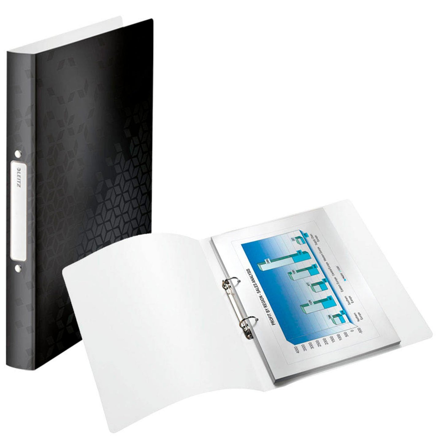 LEITZ WOW Ringbuch 2-Ringe 3,2 cm DIN A12