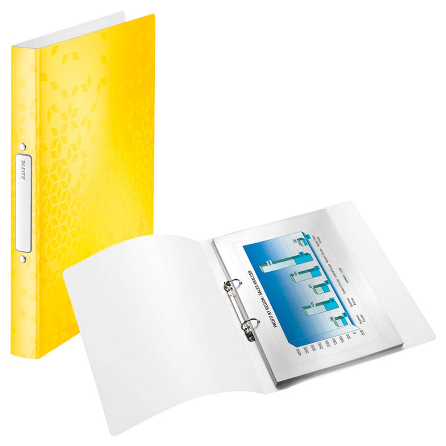 LEITZ WOW Ringbuch 2-Ringe 3,2 cm DIN A12