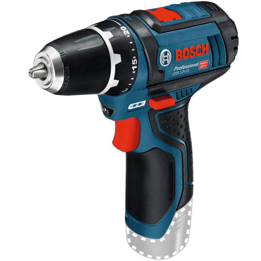 BOSCH Professional GSR 12V-15 Akku-Bohrschrauber 12,0 V, ohne Akku | 601868101
