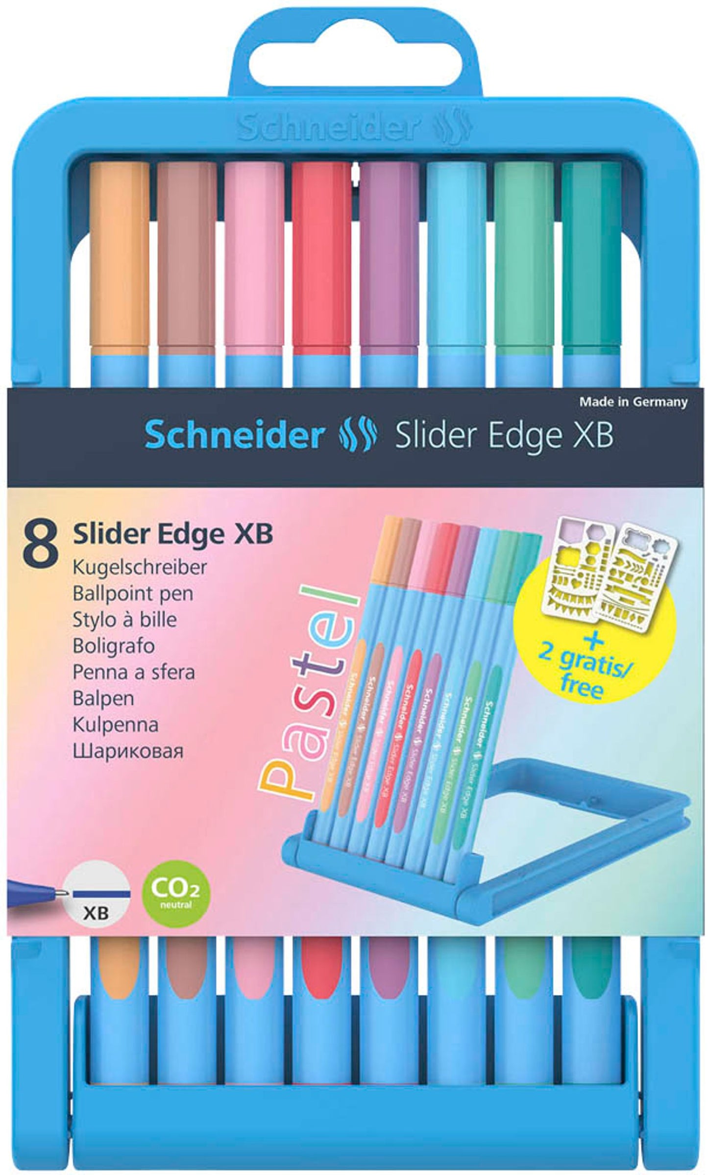 Schneider Kugelschreiber Slider Edge XB, Schreibfarbe: farbsortiert