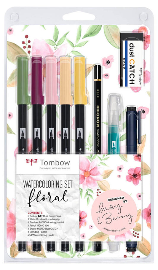 Tombow ABT Brush-Pen-Set farbsortiert, 1 Set