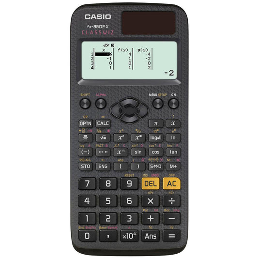 CASIO FX-85DE X Wissenschaftlicher Taschenrechner schwarz | FX-85DEX