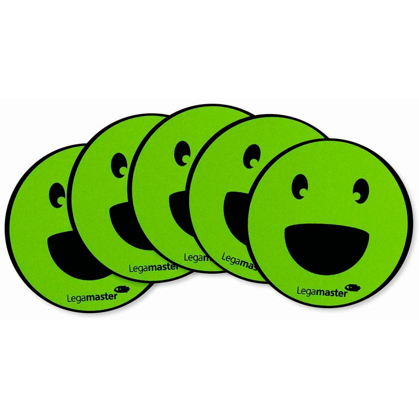 Legamaster Agile Smiley gemischt Magnete Motiv, Kunststoff Ø 5,0 cm | 7-123304 | 1 Pack = 6 St.