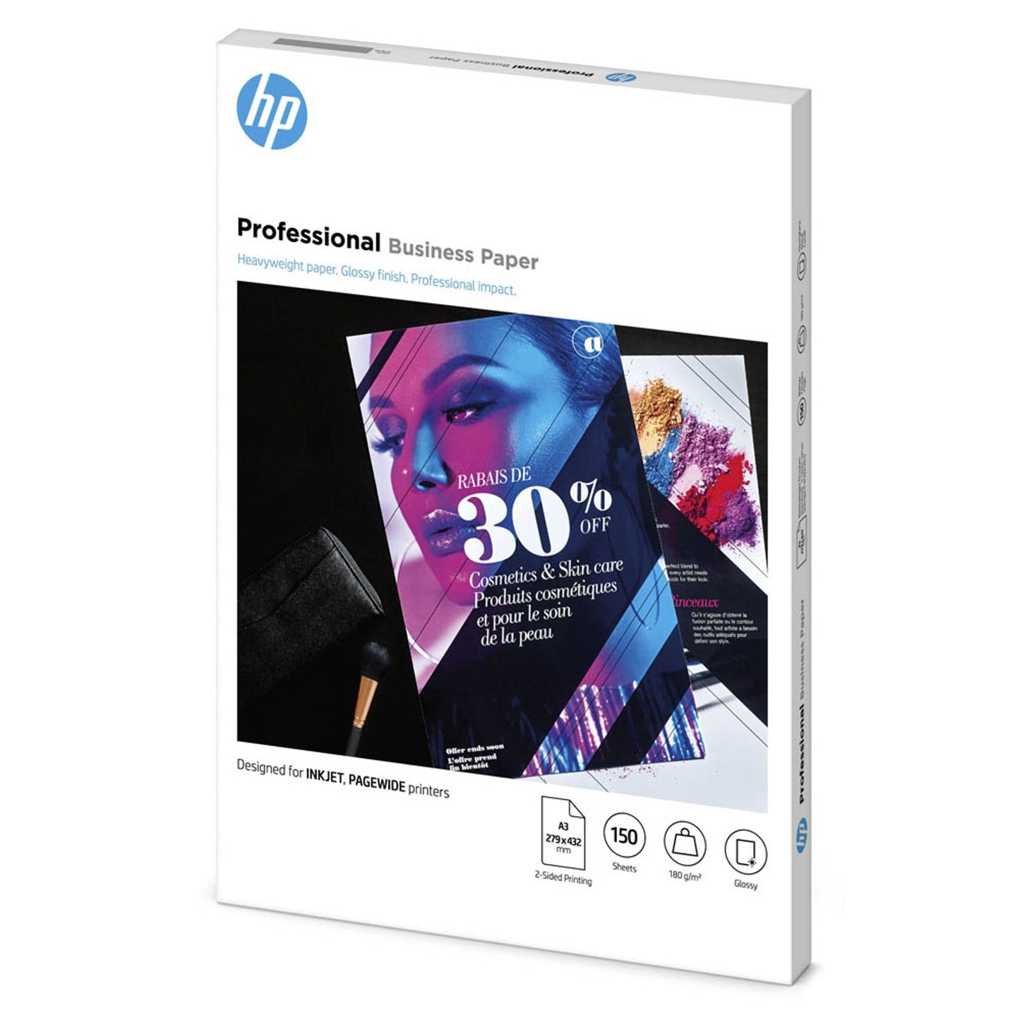 HP Fotopapier DIN A3 glänzend 180 g/qm | 7MV84A | 1 Pack = 150 Blatt