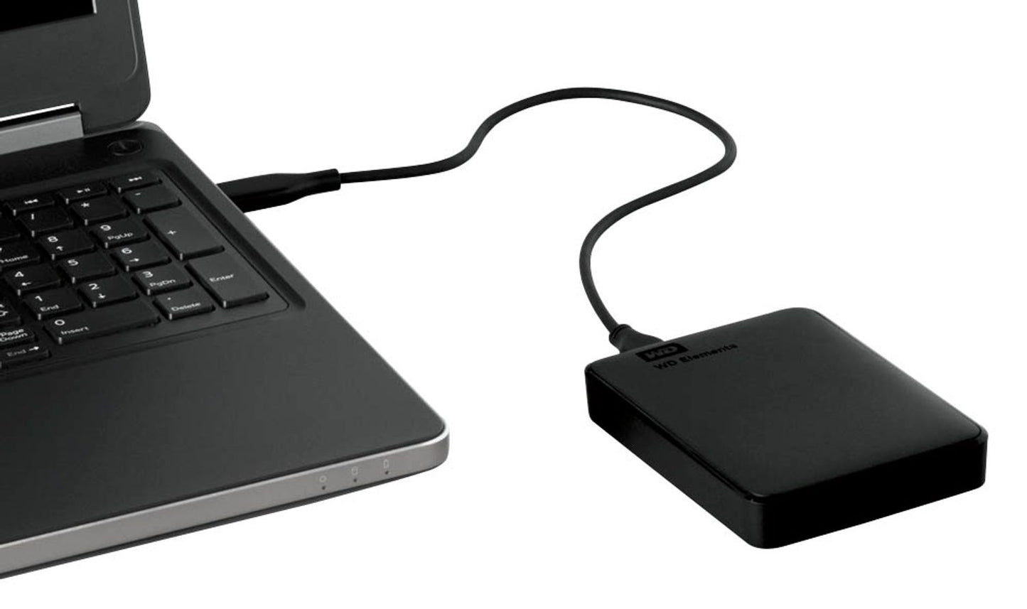 Western Digital Elements Portable externe HDD-Festplatte schwarz