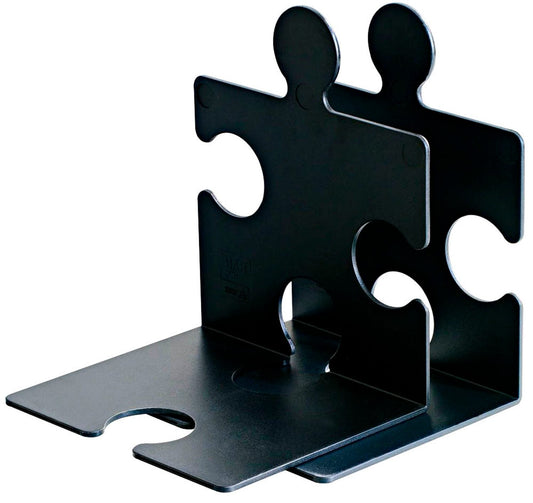 2 HAN Buchstützen PUZZLE 12,3 x 14,2 x 17,1 cm