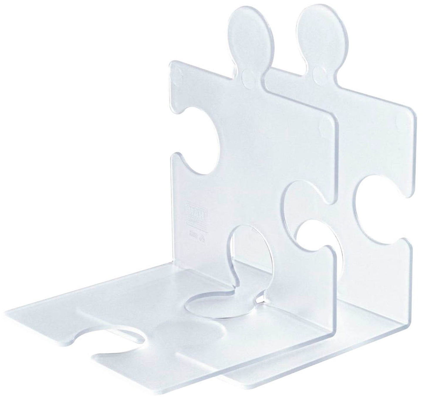 2 HAN Buchstützen PUZZLE 12,3 x 14,2 x 17,1 cm