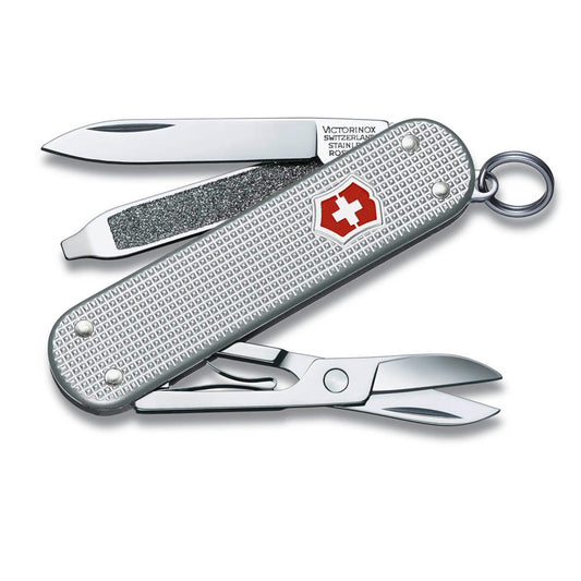 VICTORINOX Classic Alox Schweizer Taschenmesser silber | 0.6221.26