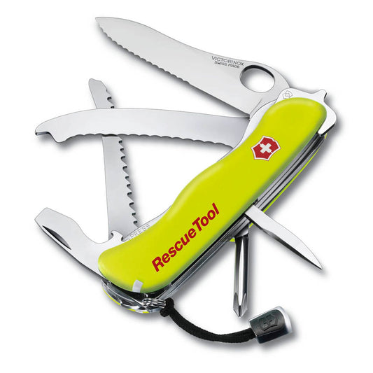 VICTORINOX RescueTool Schweizer Taschenmesser gelb | 0.8623.MWN