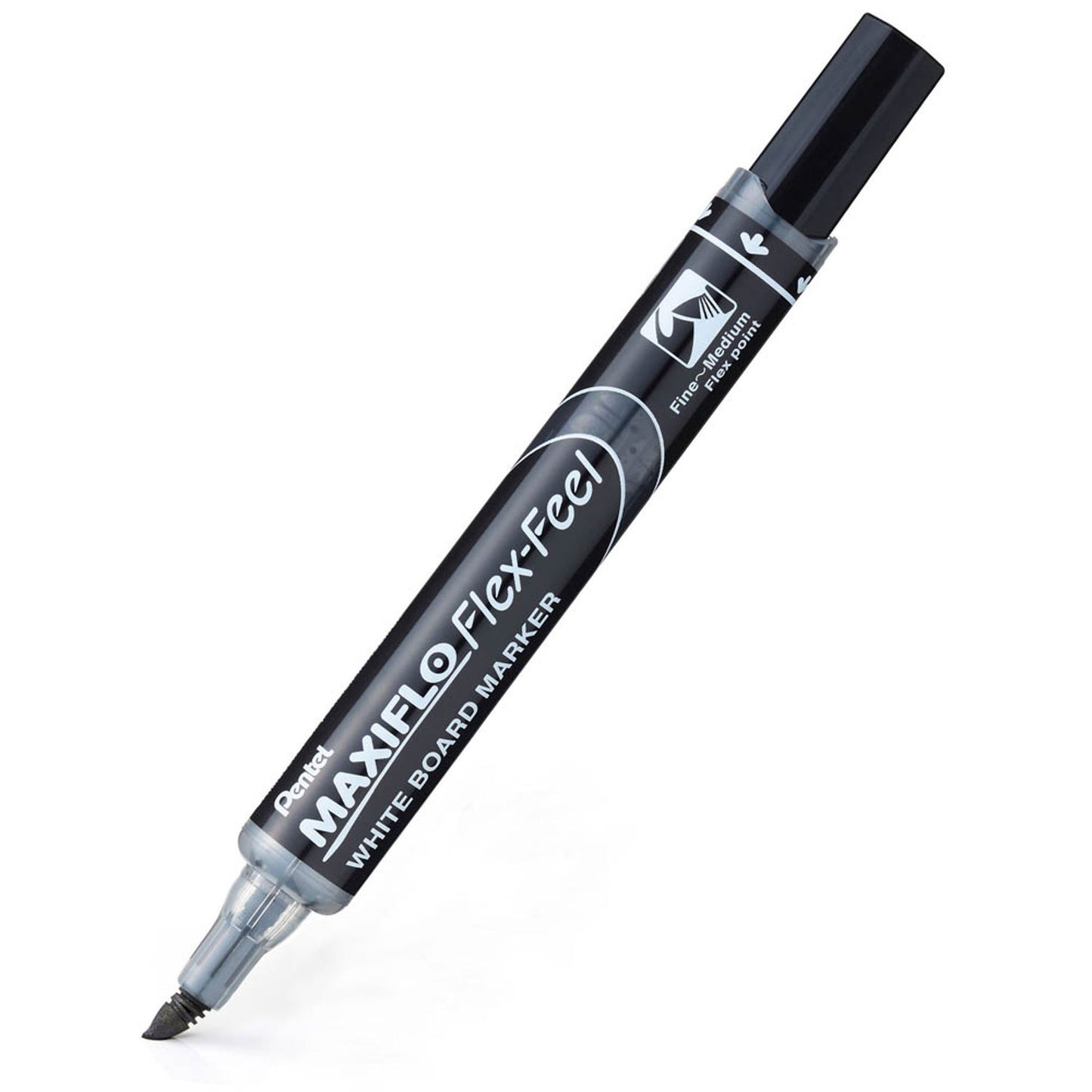 Pentel MAXIFLO Flex-Feel Set Whiteboard-Marker farbsortiert 2,0 - 5,0 mm | MWL5SBF-4N