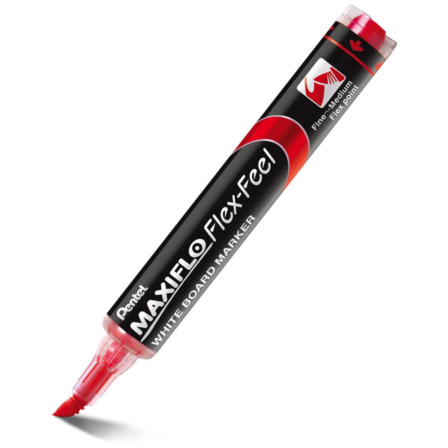 Pentel MAXIFLO Flex-Feel Set Whiteboard-Marker farbsortiert 2,0 - 5,0 mm | MWL5SBF-4N