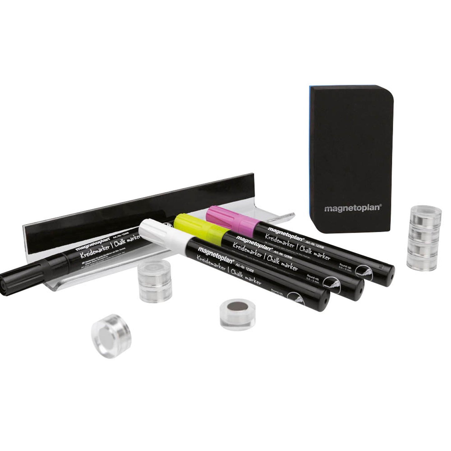 magnetoplan Glas-Magnettafel Zubehör-Set 14 Teile | 1346050