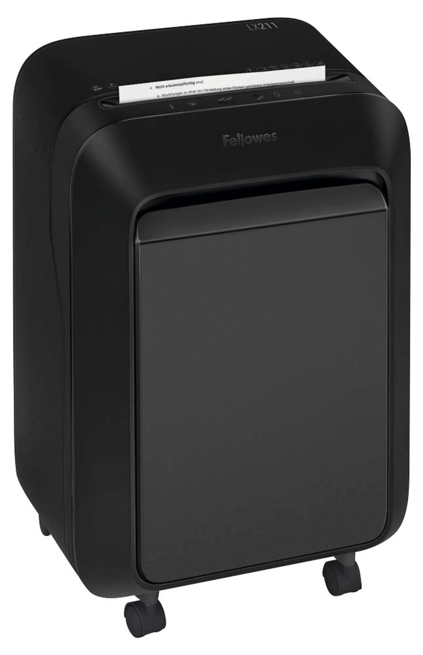 Fellowes Powershred LX 211 Aktenvernichter mit Partikelschnitt P-5, 2 x 12 mm, bis 14 Blatt,