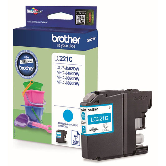 brother LC-221C cyan Druckerpatrone | LC221C