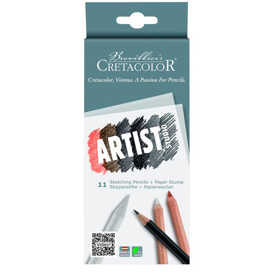 Brevillier's CRETACOLOR Geometrie-/Zeichenset Cretacolor STUDIO Drawing 101 schwarz | 465 11