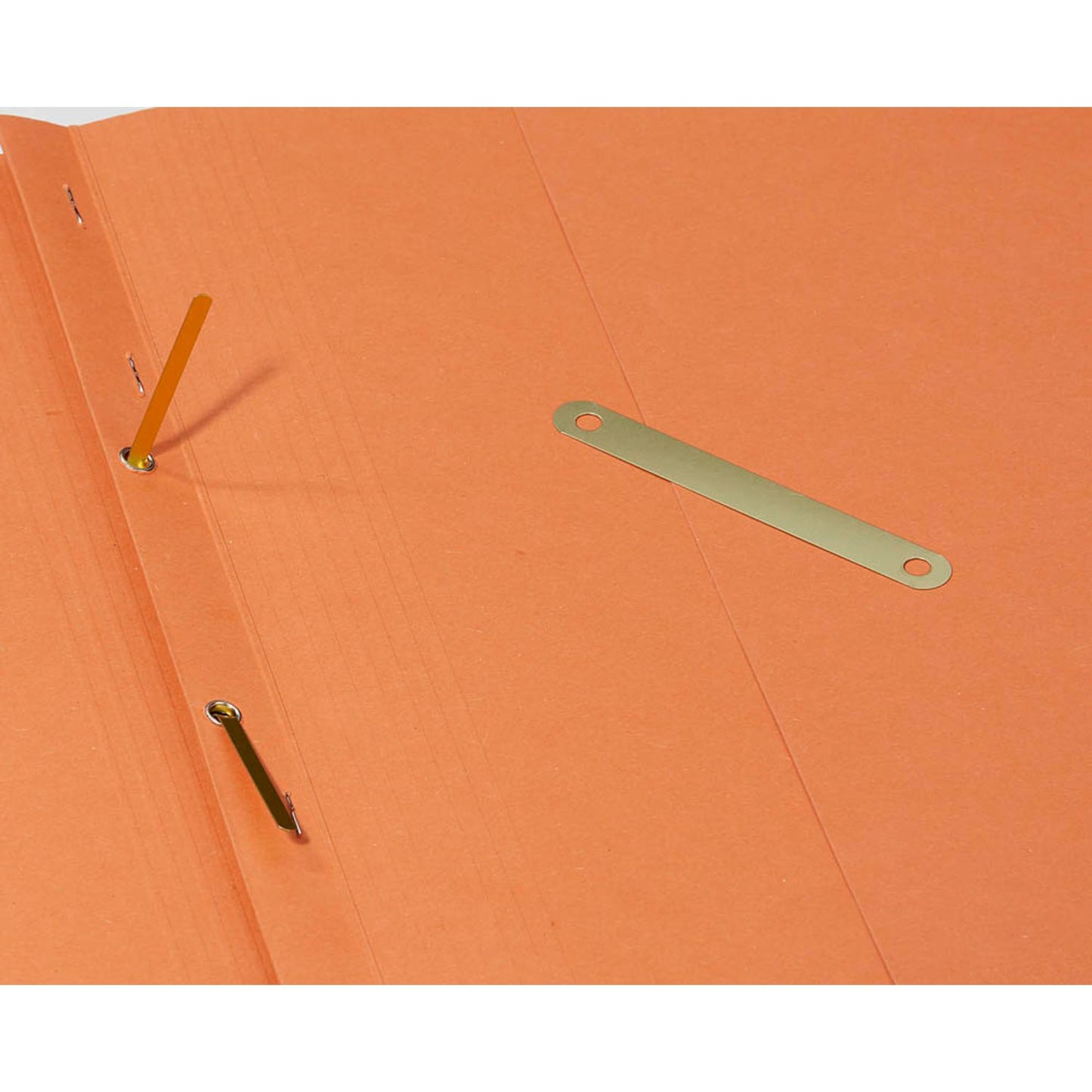 MOOG & LANGENSCHEIDT Deckleisten für Hefter messing | 13708 | 1 Pack = 100 St.
