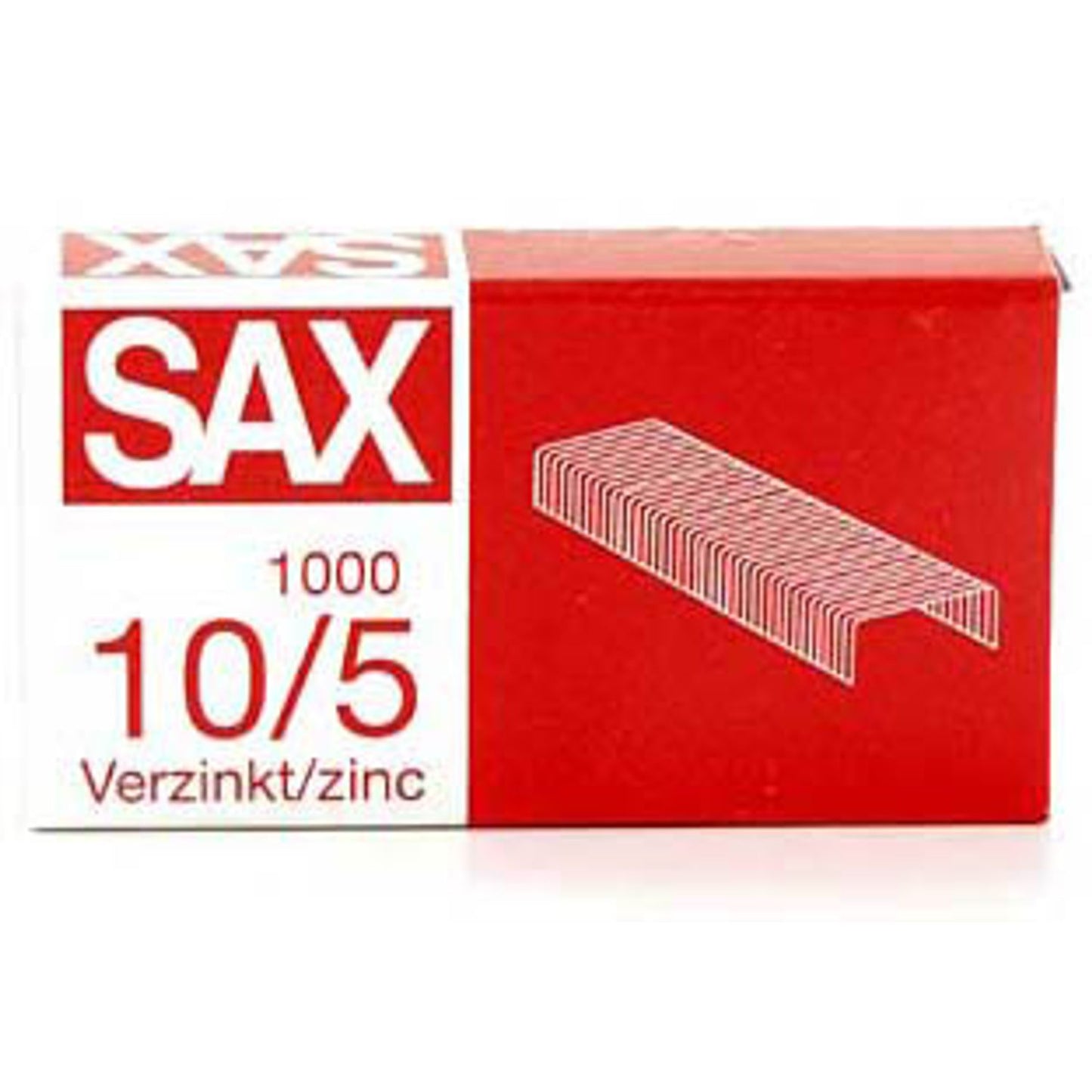 sax design Heftklammern No.10 | 1-105-00 | 1 Pack = 1.000 St.
