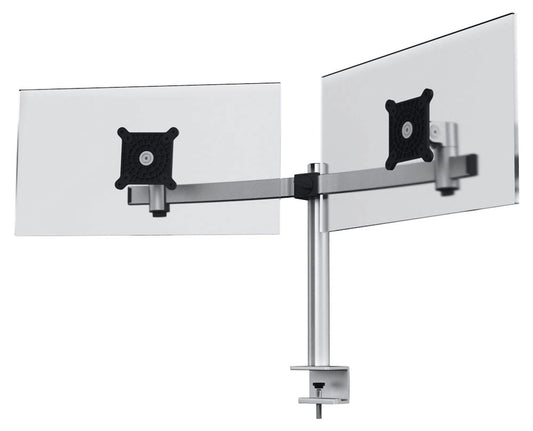 DURABLE Monitor-Halterung silber für 2 Monitore,