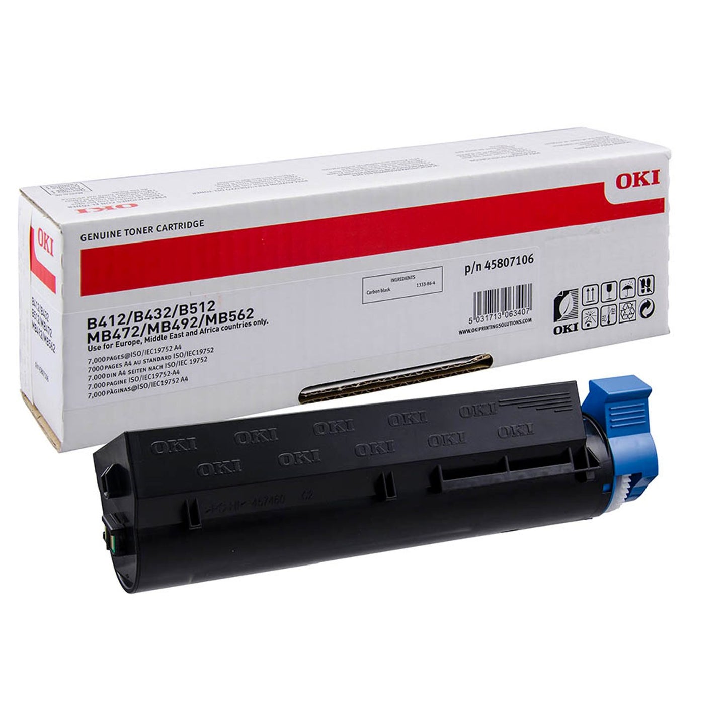 OKI schwarz Toner | 45807106