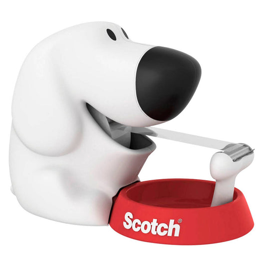 Scotch Tischabroller Dog weiß | DOG-810