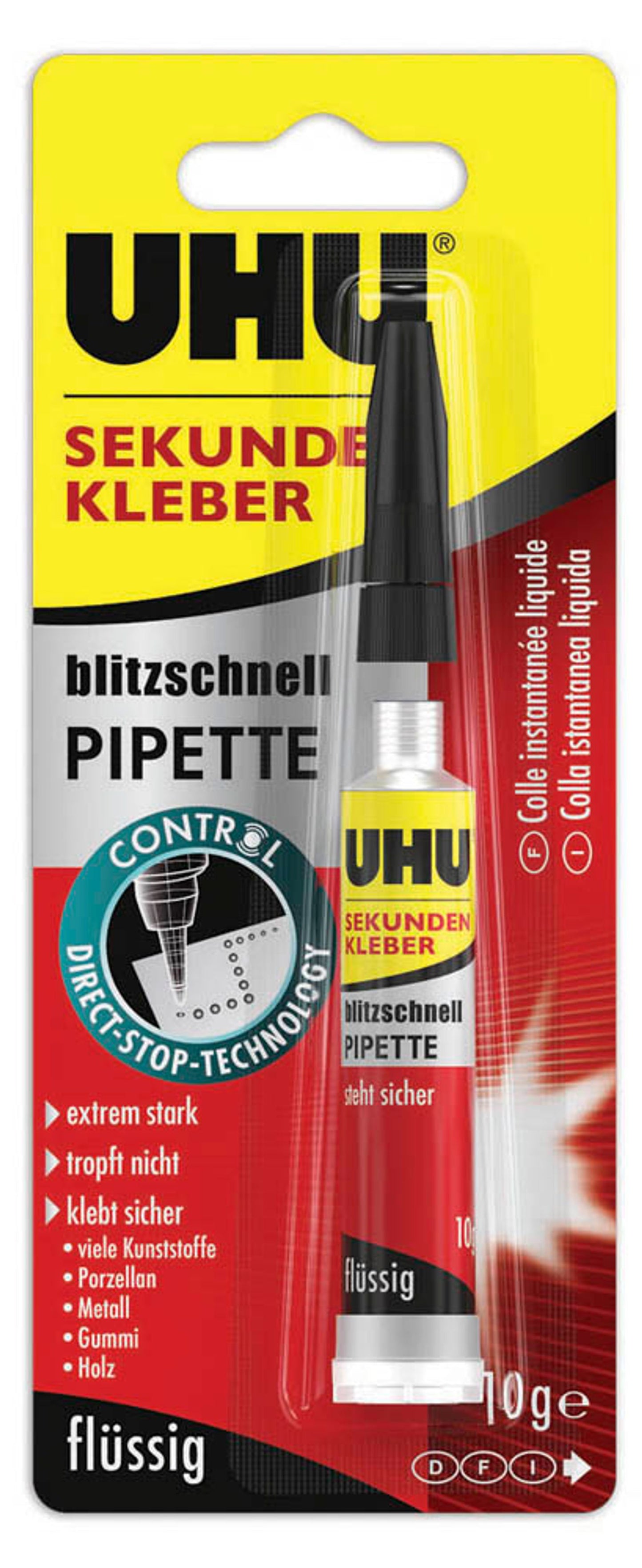 UHU blitzschnell PIPETTE Sekundenkleber