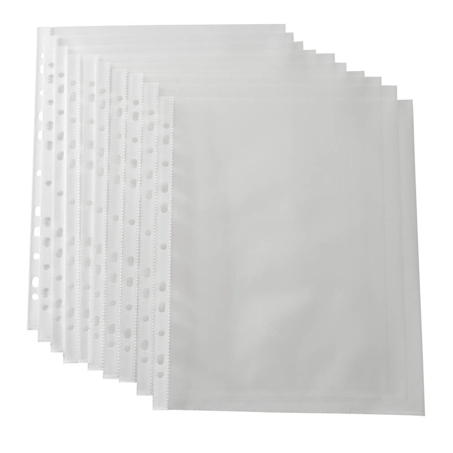 RAPESCO® Prospekthüllen DIN A4 transparent genarbt 0,06 mm | 1104 | 1 Pack = 100 St.