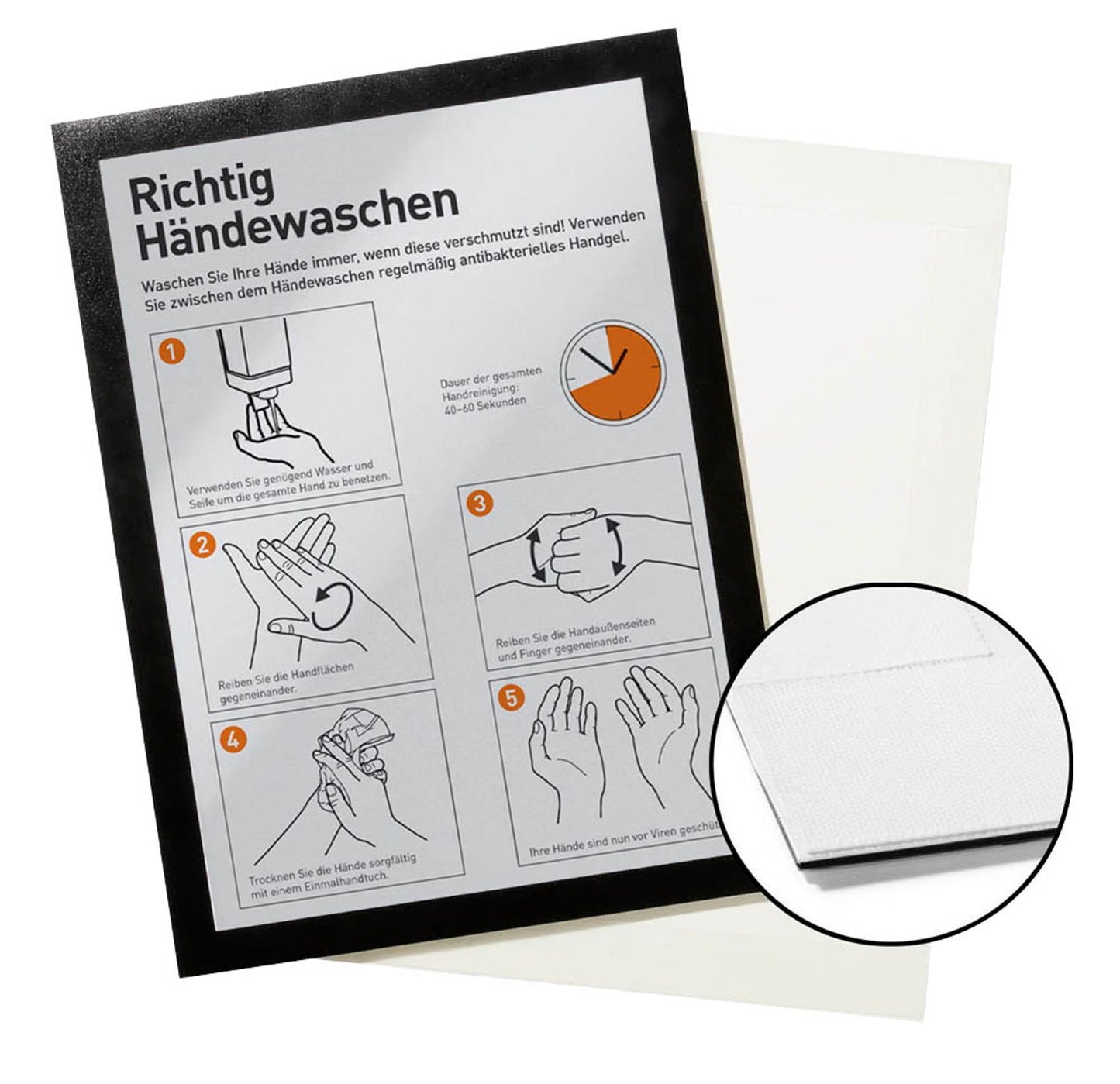 DURABLE Magnetrahmen DURAFRAME® GRIP A4, A4, 1 St.