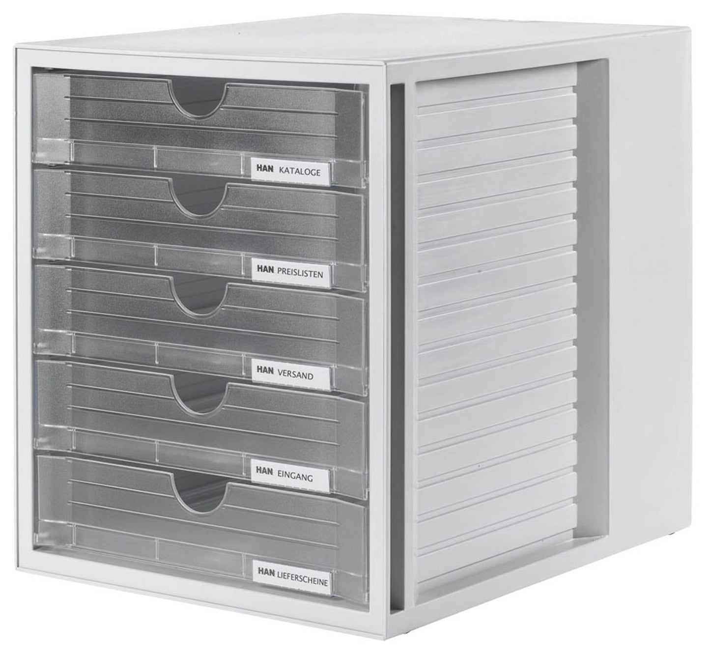 HAN Schubladenbox System-Box, DIN C4 mit 5 Schubladen