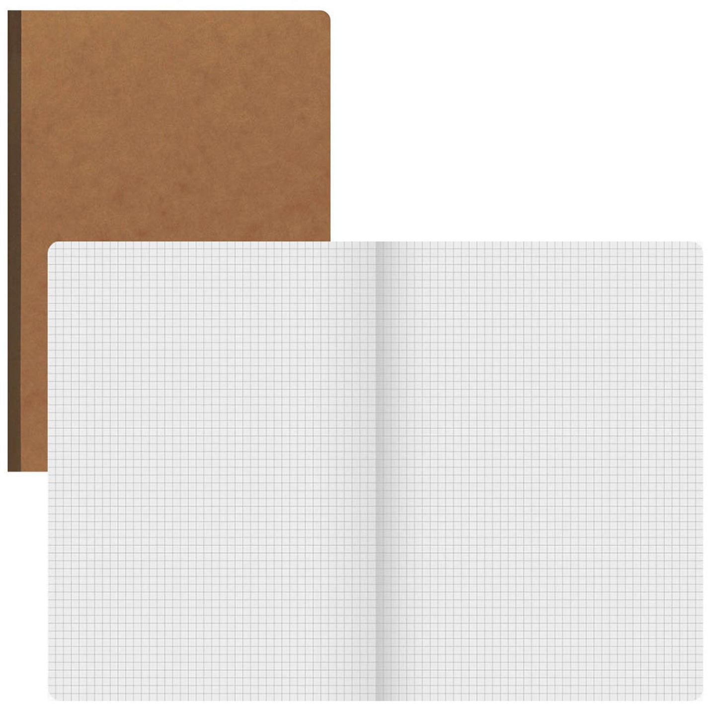BRUNNEN Notizbuch FACT!plus DIN A4, hellbraun Softcover 192 Seiten