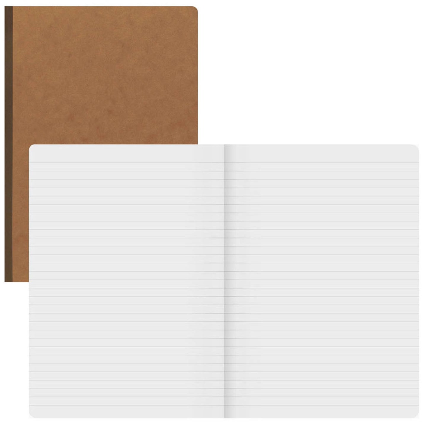 BRUNNEN Notizbuch FACT!plus DIN A4, hellbraun Softcover 192 Seiten