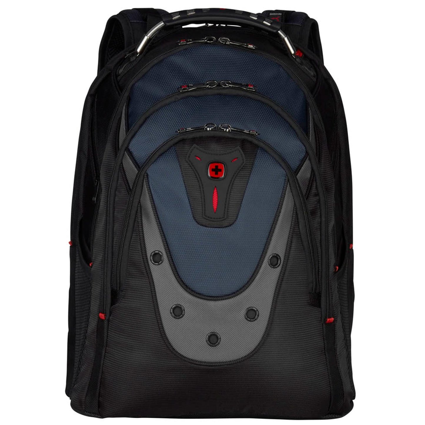 WENGER Laptop-Rucksack Ibex Kunstfaser schwarz/blau bis 43,2 cm (17 Zoll) | 600638