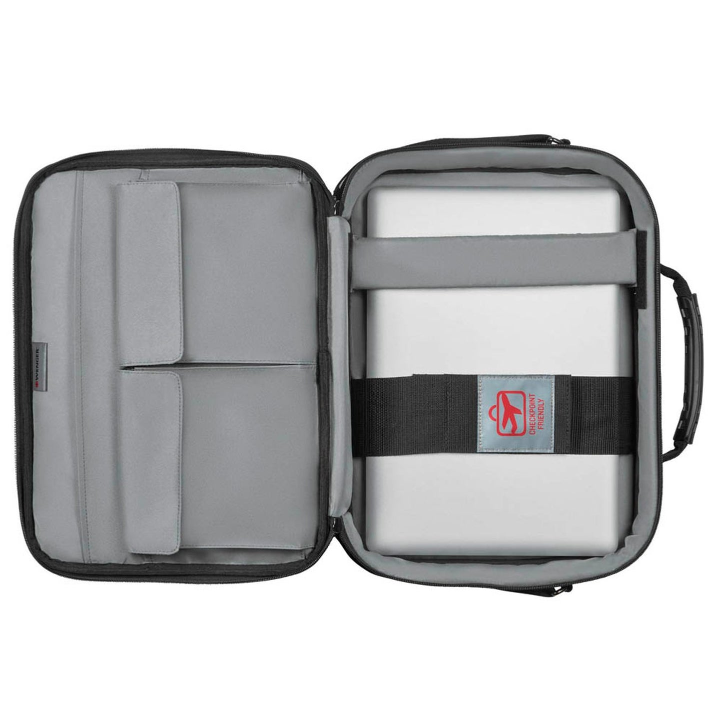 WENGER Laptoptasche Legacy Slim Kunstfaser schwarz bis 40,6 cm (16 Zoll) | 600647