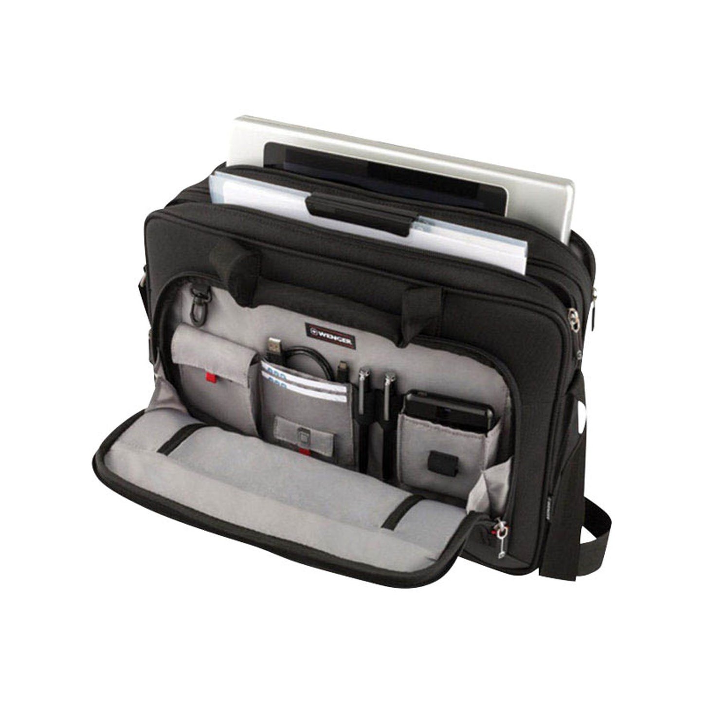 WENGER Laptoptasche Prospectus Kunstfaser schwarz bis 40,6 cm (16 Zoll) | 600649