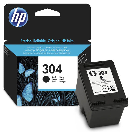 HP 304 () schwarz Druckerpatrone | N9K06AE