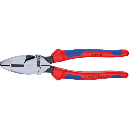 KNIPEX Kombizange "Lineman's Pliers" Kraft poliert 24,0 cm | 09 02 240