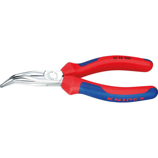 KNIPEX Flachrundzange Radio verchromt 16,0 cm | 25 25 160